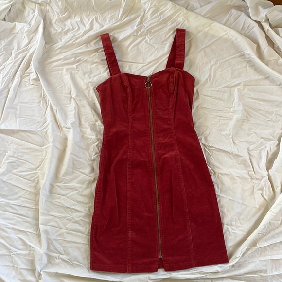 Forever 21 corduroy overall dress, size small - Picture 1 of 3